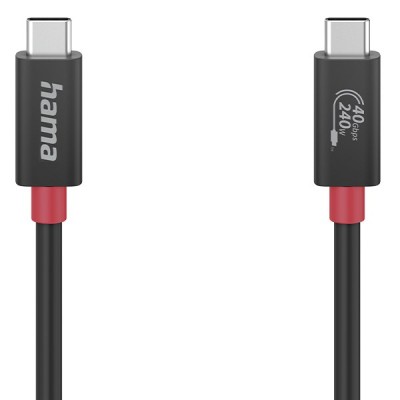 Adatkábel HAMA USB-C 40Gbit/s 1m