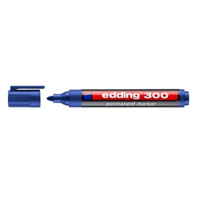 Alkoholos marker EDDING 300 kerek kék