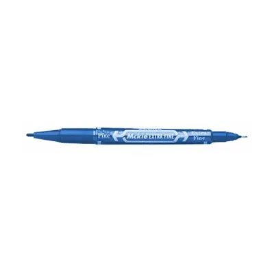 Alkoholos marker kétvégű ZEBRA Mckie Extra Fine kék