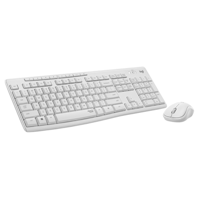 Billentyűzet + egér vezeték nélküli LOGITECH MK295 Silent HUN 2,4 Ghz fehér