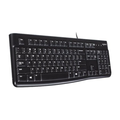 Billentyűzet vezetékes LOGITECH K120 USB fekete