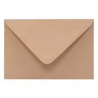 Boríték színes KASKAD LC/6 enyvezett 114x162mm 16 mokka 50 darabos