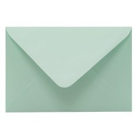 Boríték színes KASKAD LC/6 enyvezett 114x162mm 61 világos zöld 50 darabos