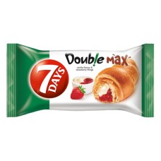 Croissant 7DAYS Double epres és vaniíliás töltelékkel 80g