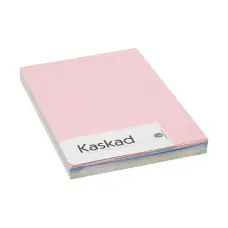 Dekorációs karton KASKAD A/4 160 g pasztell vegyes színek 5x25 íves