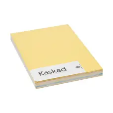 Dekorációs karton KASKAD A/4 160 g pasztell vegyes színek 5x25 íves