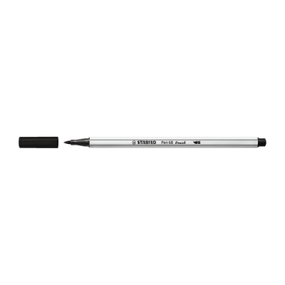 Ecsetfilc Stabilo Pen 68 brush fekete