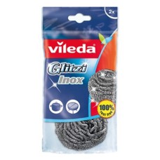 Edénysúroló párna fém VILEDA Glitzi Inox 2 db-os