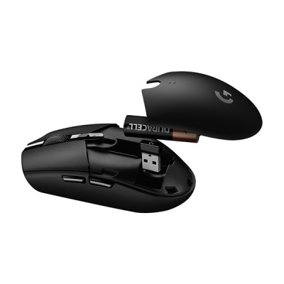 Egér vezeték nélküli LOGITECH G305 LightSpeed 2,4 Ghz 6 gombos 12000 DPI fekete