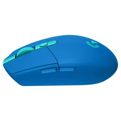 Egér vezeték nélküli LOGITECH G305 LightSpeed 2,4 Ghz 6 gombos 12000 DPI kék