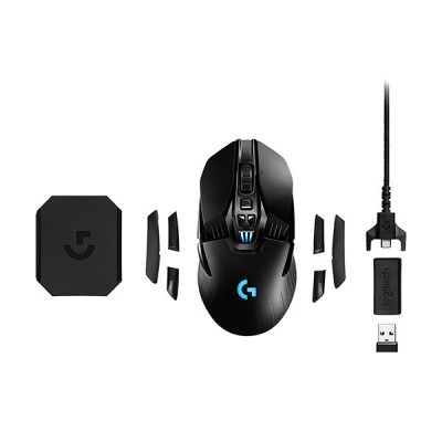 Egér vezeték nélküli LOGITECH G903 LightSpeed 2,4 Ghz 11 gombos 25600 DPI fekete