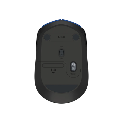 Egér vezeték nélküli LOGITECH M171 2,4 Ghz 1000 DPI kék