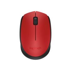 Egér vezeték nélküli LOGITECH M171 2,4 Ghz 1000 DPI piros