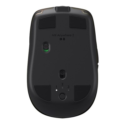 Egér vezeték nélküli LOGITECH MX Anywhere 2 USB/2,4 Ghz 7 gombos 1600 DPI fekete