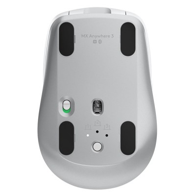 Egér vezeték nélküli LOGITECH MX Anywhere 3 for Mac Bluetooth 6 gombos 4000 DPI szürke