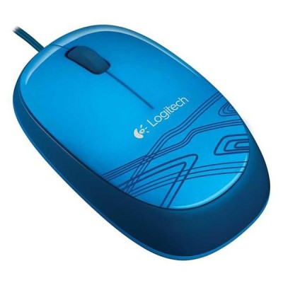 Egér vezetékes LOGITECH M105 USB 1000 DPI kék