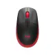 Egér vezeték nélküli LOGITECH M190 2,4 Ghz 1000 DPI piros