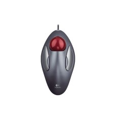 Egér vezetékes LOGITECH TrackMan Marble 4 gombos USB ezüst