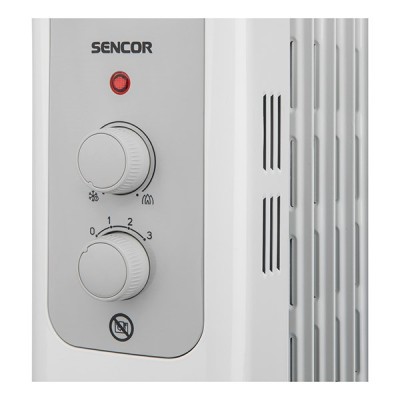 Elektromos olajradiátor SENCOR SOH 3209WH 2000W 3 fokozatú fehér