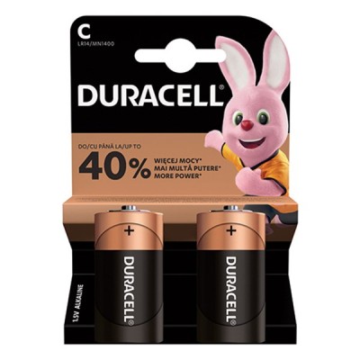 Elem baby DURACELL Basic MN1400 C 2-es