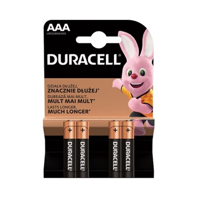 Elem mikro DURACELL Basic MN2400 AAA 4-es