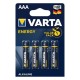 Elem mikro VARTA Energy AAA 4-es