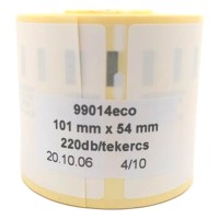 Etikett DYMO Label Writer Eco 54x101 mm 220 darabos
