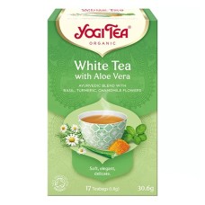 Fehér tea bio YOGI TEA aloeverával 17 filter/doboz