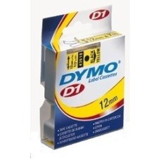 Feliratozó szalag DYMO D1 6mm x 7m sárga alapon fekete írásszín