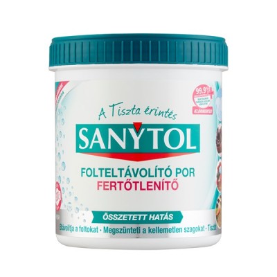 Fertőtlenítő folteltávolító por SANYTOL 450g