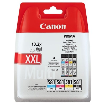 Festékpatron CANON CLI-581 XXL multipack (CMYB)