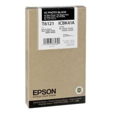 Festékpatron EPSON T6121 fotó fekete 220ml