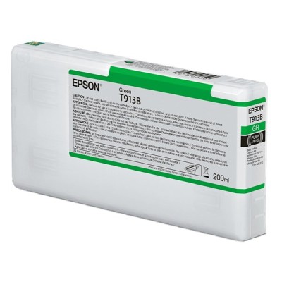 Festékpatron EPSON T913B zöld 200ml