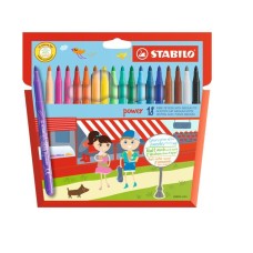 Filctoll STABILO Power 18 darabos