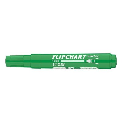 Flipchart marker ICO Artip 11 XXL kerek zöld 1-3mm