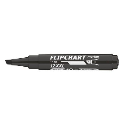 Flipchart marker ICO Artip 12 XXL vágott fekete 1-4mm