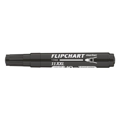 Flipchart marker ICO Artip 11 XXL kerek fekete 1-3mm