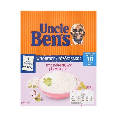 Főzőtasakos rizs UNCLE BEN`S jázmin 4x125g