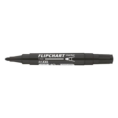 Flipchart marker ICO Artip 11 XXL kerek fekete 1-3mm