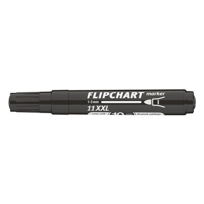 Flipchart marker ICO Artip 11 XXL kerek fekete 1-3mm