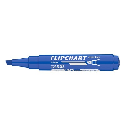 Flipchart marker ICO Artip 12 XXL vágott kék 1-4mm