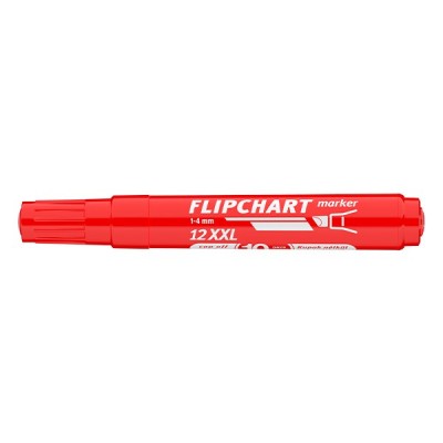 Flipchart marker ICO Artip 12 XXL vágott piros 1-4mm