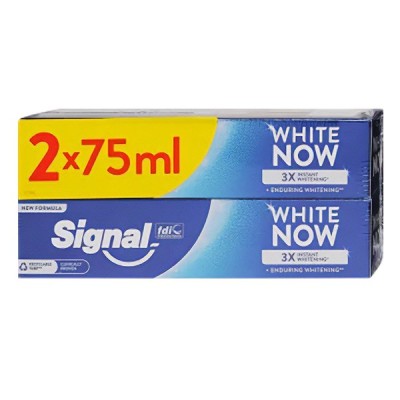 Fogkrém SIGNAL White Now Original Duo 75ml