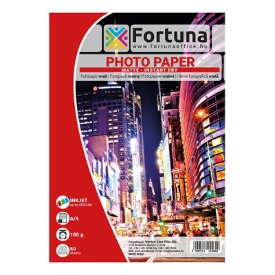 Fotópapír FORTUNA A/4 inkjet matt 180 gr 50 ív/csomag