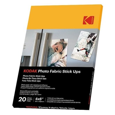 Fotópapír KODAK Photo Fabric 10x15 cm felragasztható és visszaszedhető 20 ív/csomag