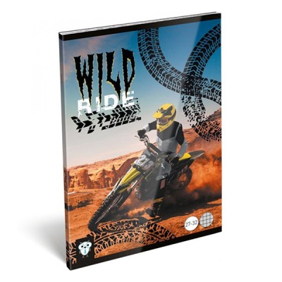 Füzet LIZZY CARD A/5 32 lapos kockás 27-32 wild ride