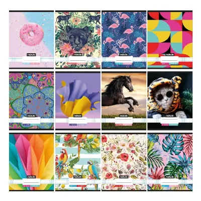 Füzet kockás NEBULO A/4 32 lapos 87-32 L-Design 12 darabos