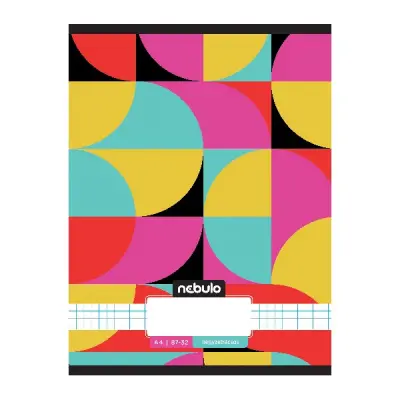 Füzet kockás NEBULO A/4 32 lapos 87-32 L-Design 12 darabos