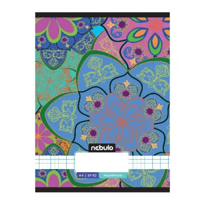 Füzet kockás NEBULO A/4 32 lapos 87-32 L-Design 12 darabos