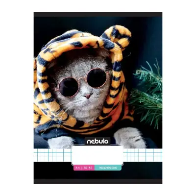 Füzet kockás NEBULO A/4 32 lapos 87-32 L-Design 12 darabos
